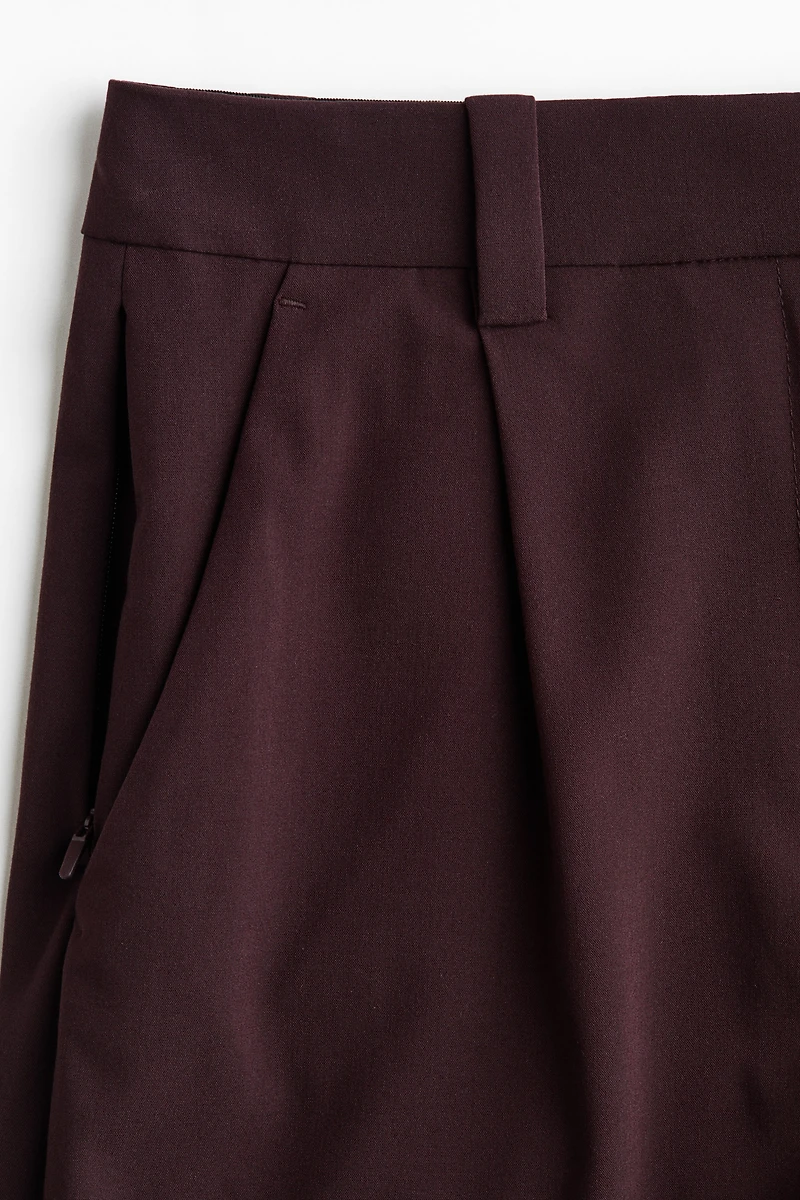 Wrinkle-Resistant Relaxed-Fit Bermuda Shorts
