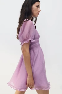 Smocked-Detail Dress