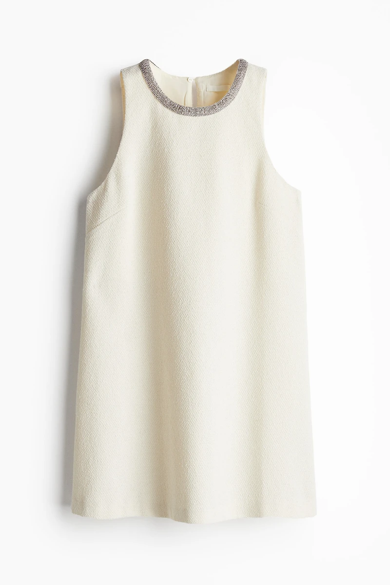Rhinestone-Trimmed Dress