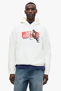 Loose Fit Printed Hoodie