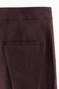 Linen-Blend Dress Pants