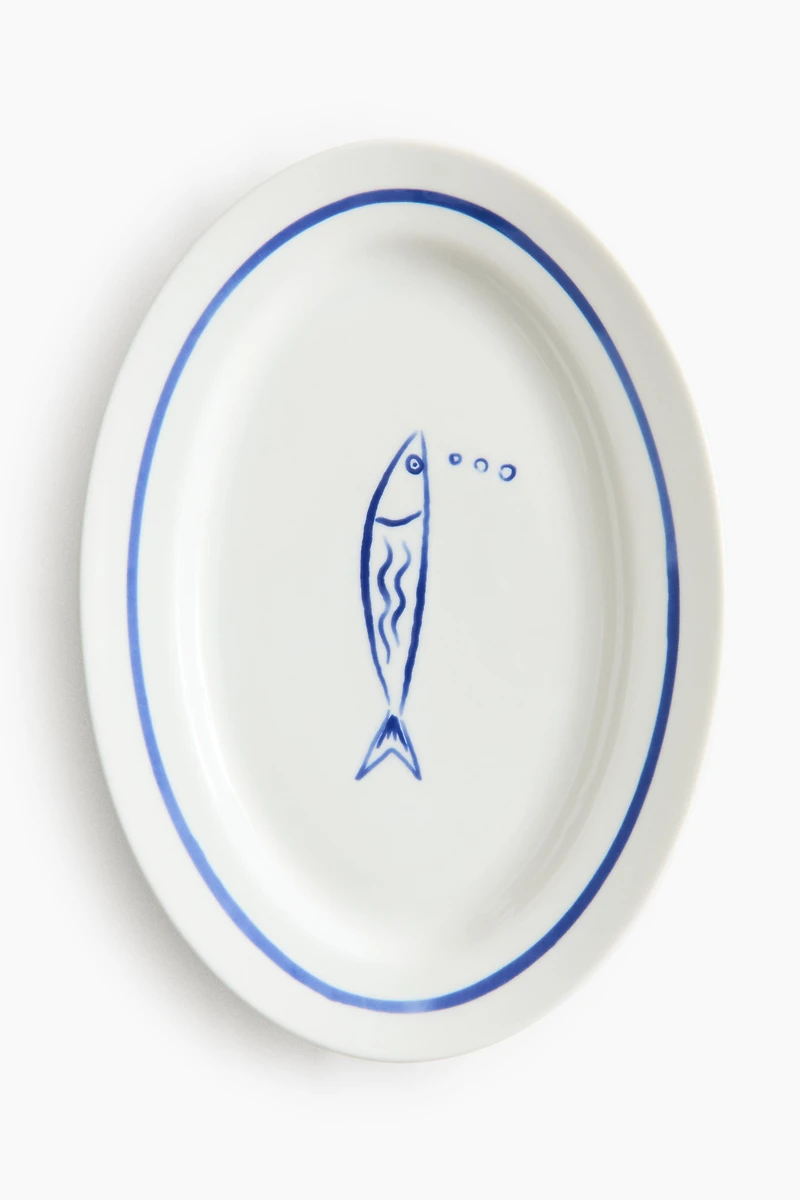 Large Porcelain Serving Plate