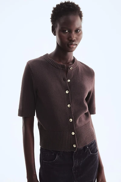 Short-Sleeved Cardigan