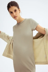 MAMA Ribbed T-Shirt Dress