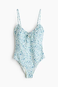 Costume de bain coussiné échancré