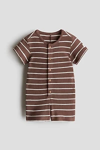 Textured Jersey Romper Suit