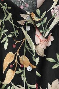 Linen-Blend Shirt