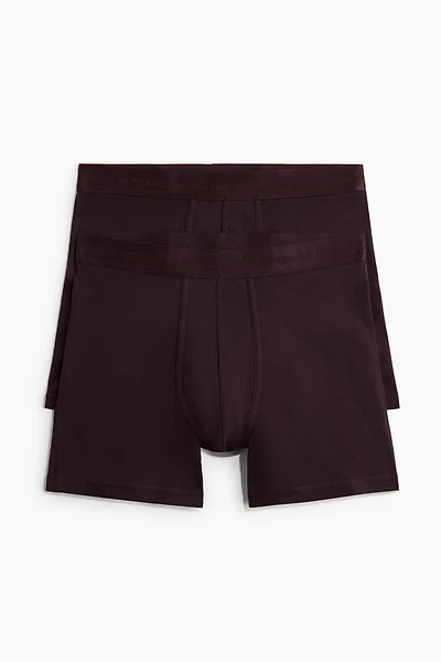 2-Pack Mid-Length Boxer Briefs with Lycra®