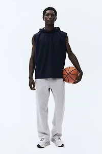 Regular-Fit Sleeveless Sports Hoodie with DryMove™