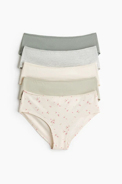 Lot de 5 culottes Hipster en coton