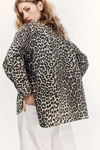 Blouse à enfiler en sergé
