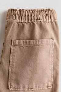 Pantalon jogging en sergé de coton
