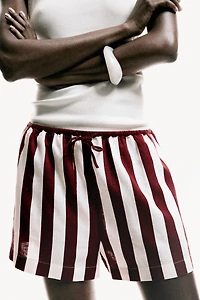 Linen-Blend Shorts