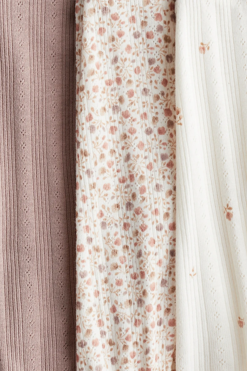 Lot de 3 leggings en coton