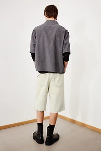 Loose-Fit Seersucker Resort Shirt