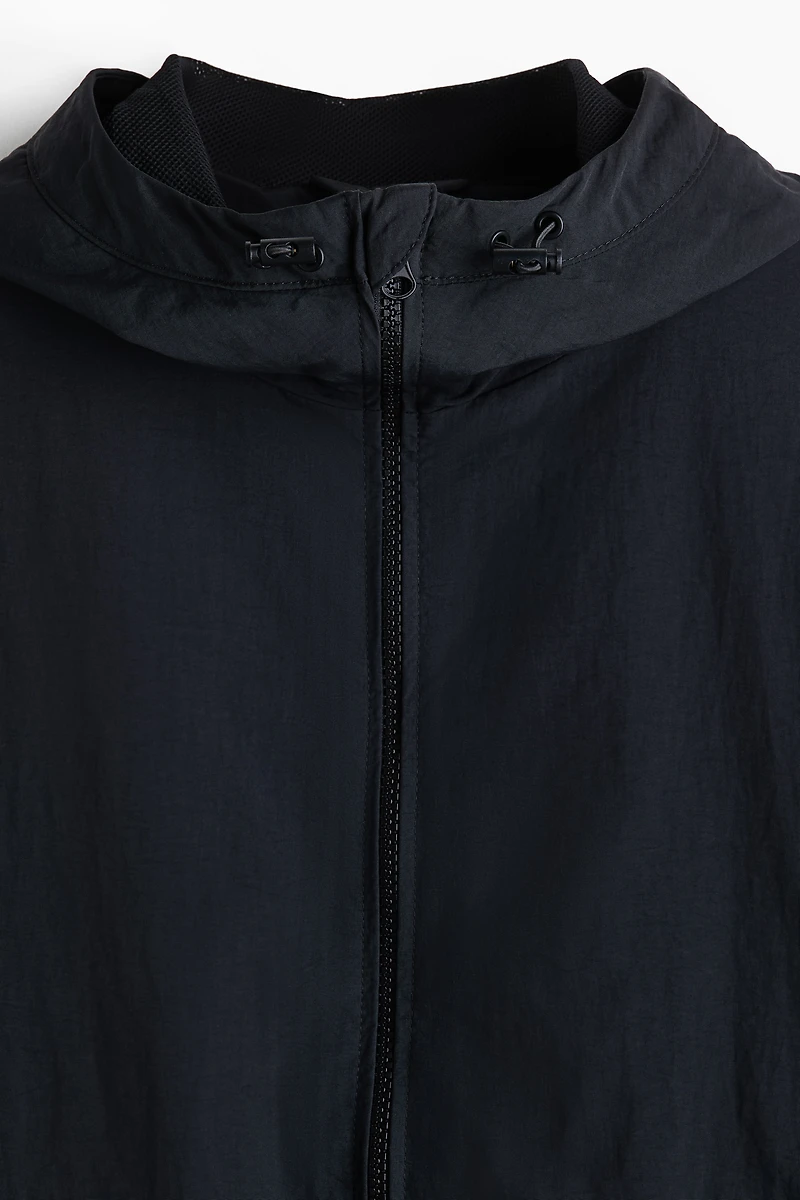 Water-Repellent Nylon Windbreaker