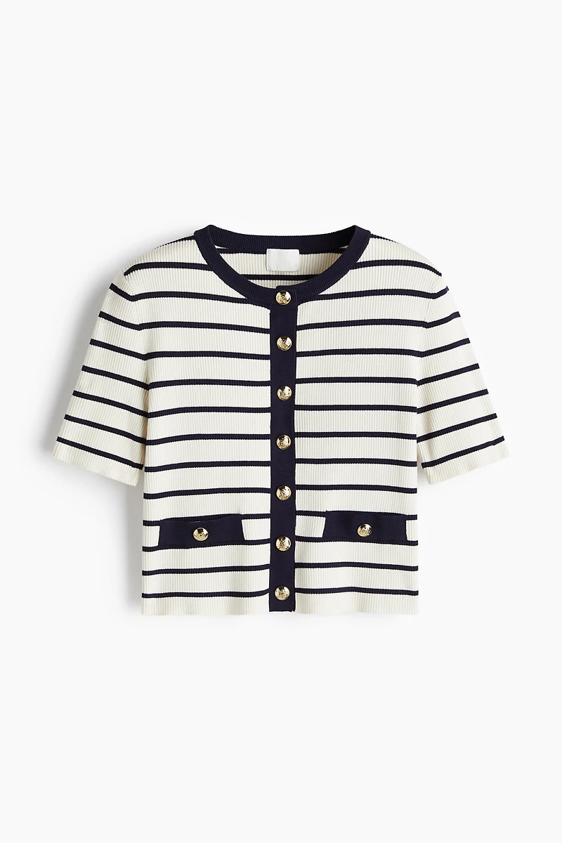 Short-Sleeved Cardigan