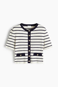 Short-Sleeved Cardigan