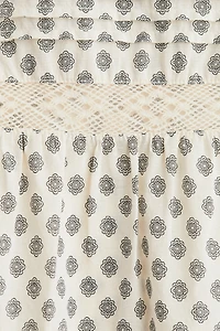 Blouse péplum avec dentelle