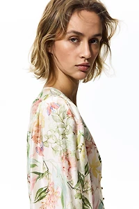 Blouse à encolure en V