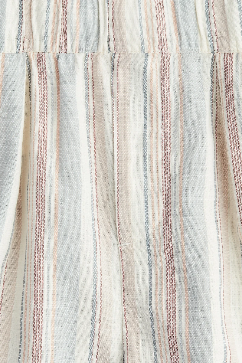Knee-Length Cotton Shorts