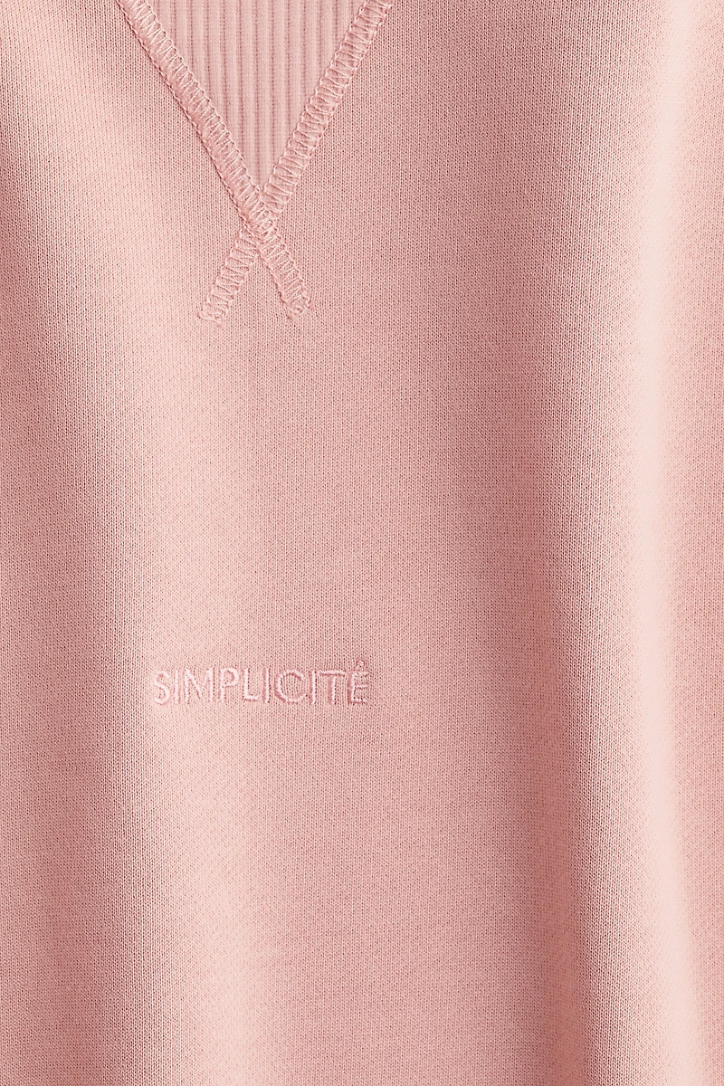 Sweatshirt with Text Motif