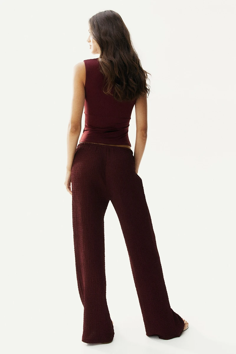 Draped Sleeveless Top
