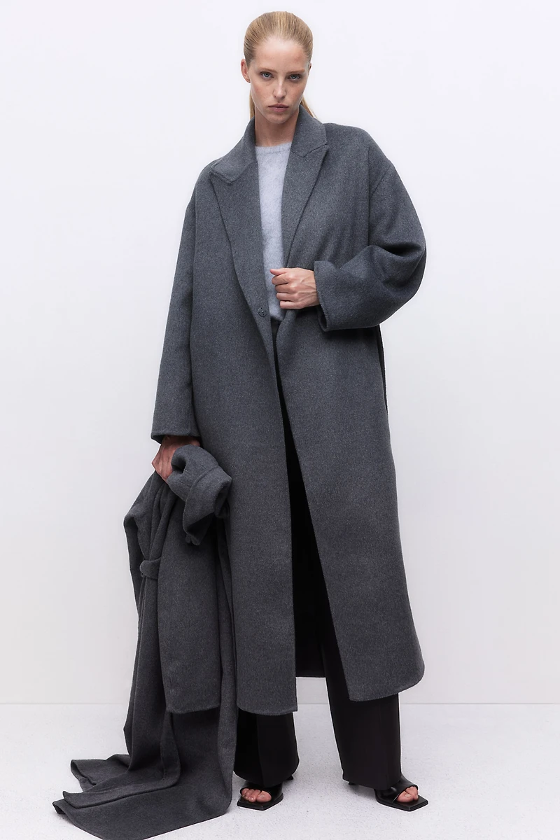 Handmade Wool-Blend Coat