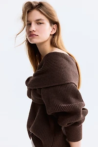 Off-the-Shoulder Sweater