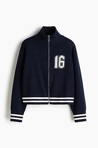 Cardigan with Zipper