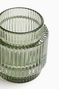 Glass Candle Holder