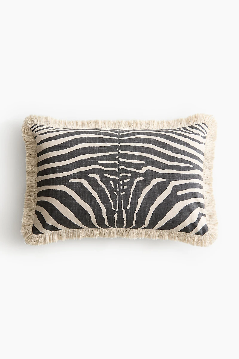 Cushion Cover with Fringe