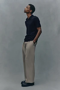 Slim Fit Wool Polo Shirt