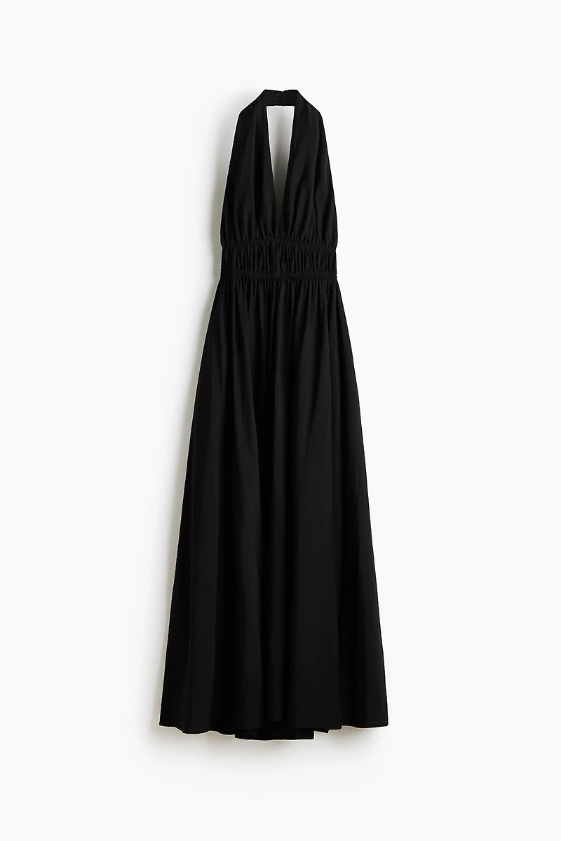 Flared Halterneck Dress
