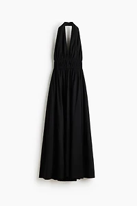 Flared Halterneck Dress