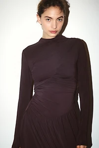Draped Jersey Dress