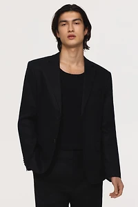 Slim-Fit Linen Jacket