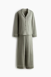 MAMA Piping-detail Pajamas