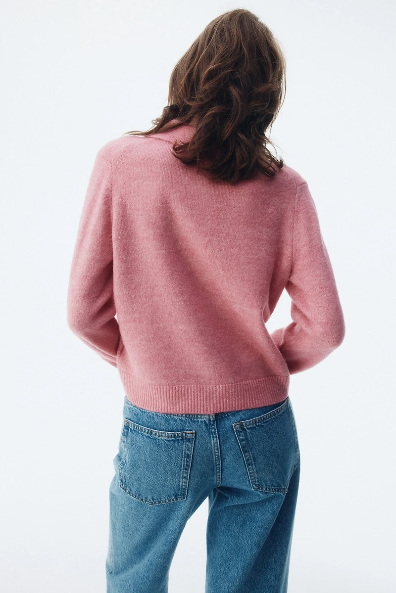 Cardigan with Collar