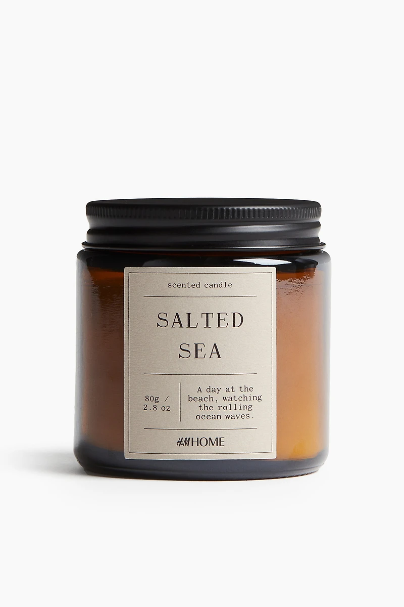 Small Scented Candle in Glass Holder