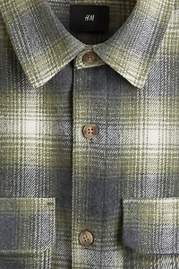 Regular-Fit Flannel Overshirt