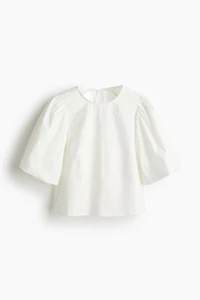 Blouse à manches bouffantes
