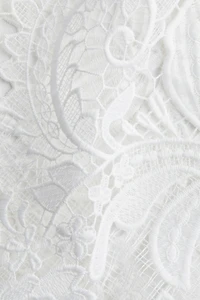 Pantalon large en dentelle