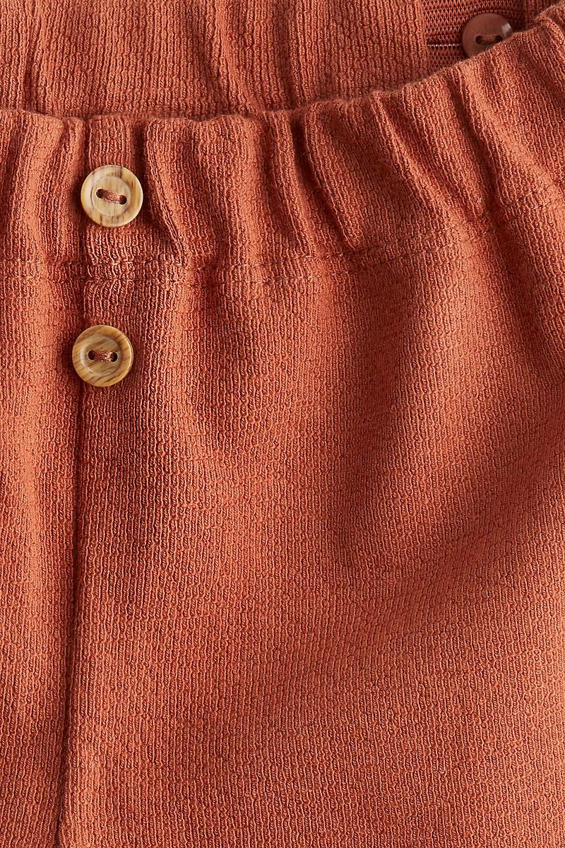 Button-Front Pants