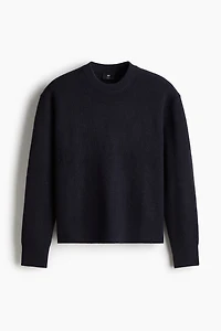 Loose-Fit Rib-Knit Sweater