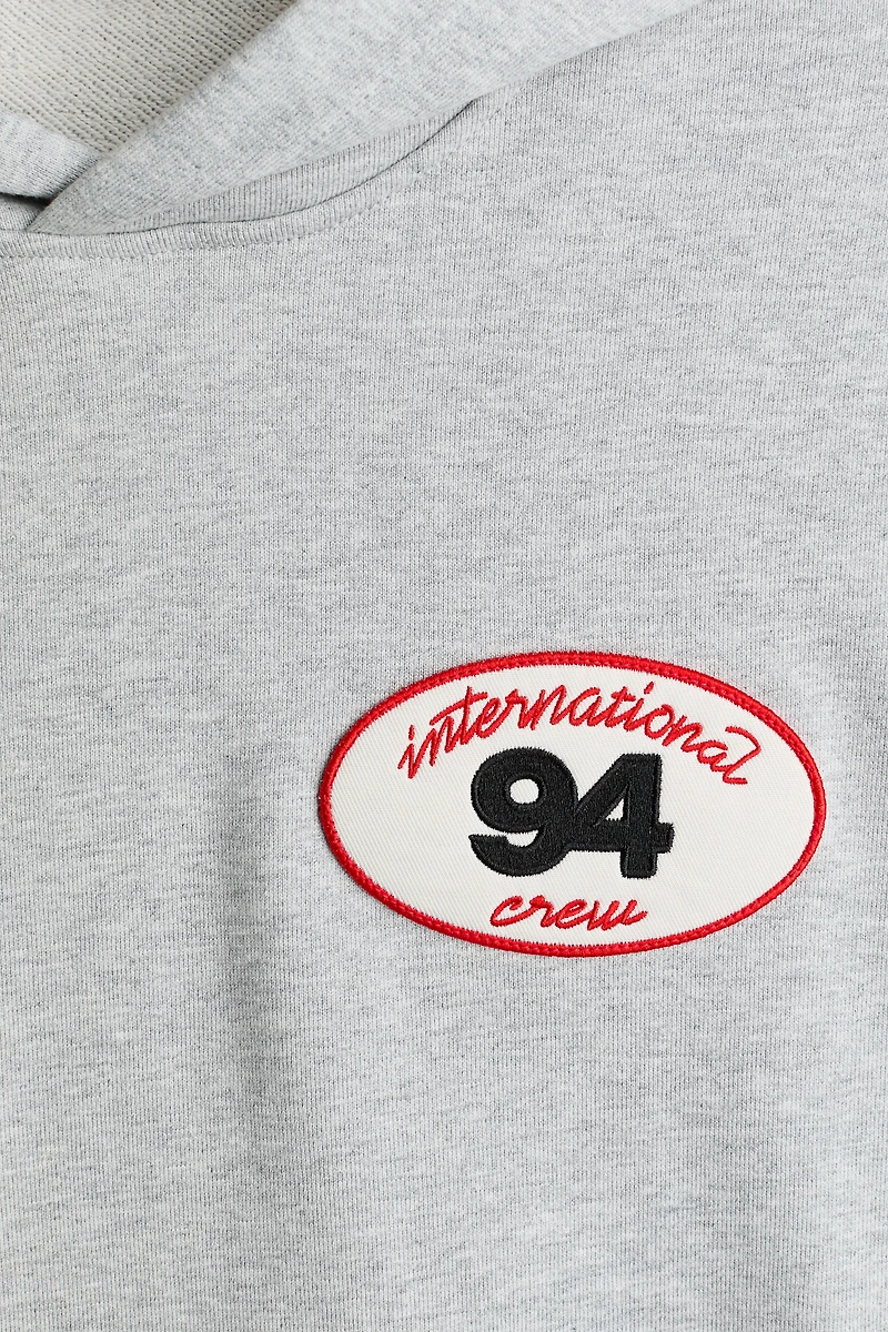 Loose-Fit Hoodie with Motif