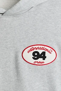 Loose-Fit Hoodie with Motif