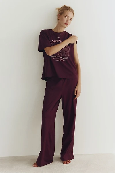 Pyjama imprimé en coton