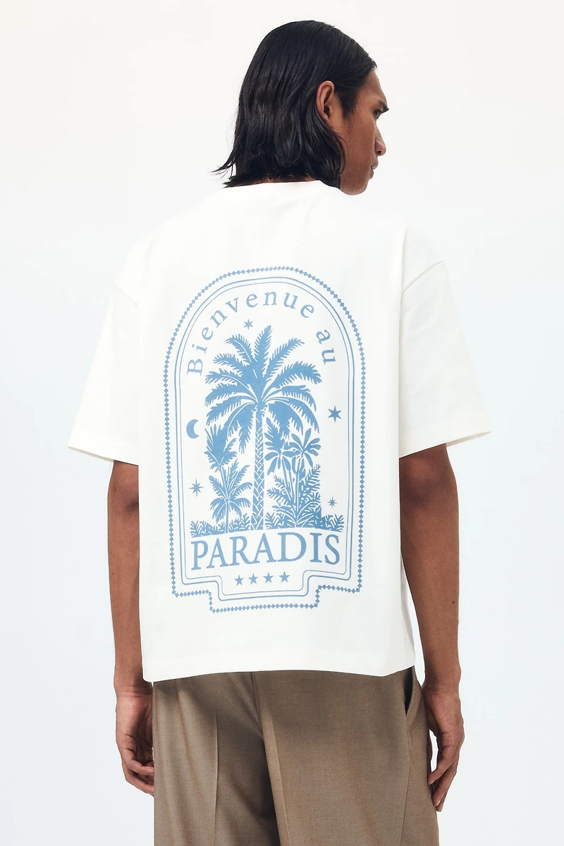Relaxed-Fit Printed Cotton T-Shirt