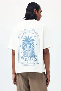 Relaxed-Fit Printed Cotton T-Shirt